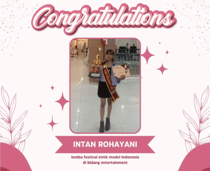 Selamat dan Sukses untuk Intan Rohayani, Siswi SMP Negeri 26 Kota Jambi